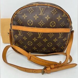 Louis Vuitton LV Shoulder Bag Senlis Brown Monogram Crossbody Vintage Bag
